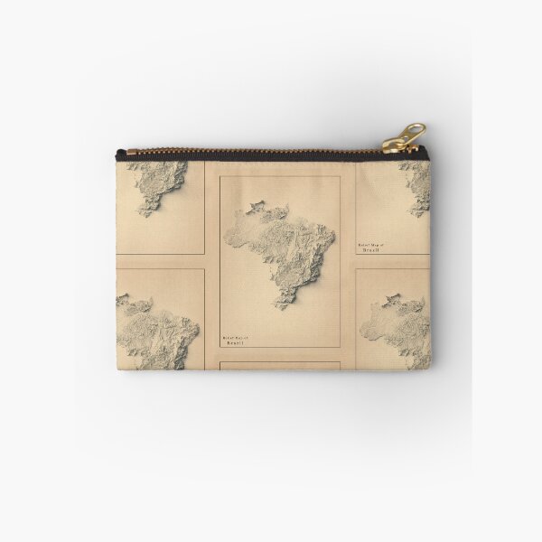 Item preview, Brazil Shaded Relief Map 3D digitally rendered designed and sold by ThinkAboutMaps.