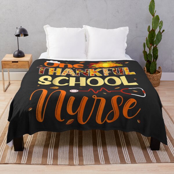 Item preview, Funny Thanksgiving One Thankful School Nurse Pumpkin Nursing designed and sold by William Parker.