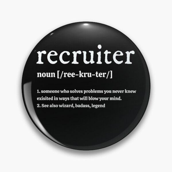 Item preview, Funny Recruiter Definition designed and sold by Recruiter-Love.