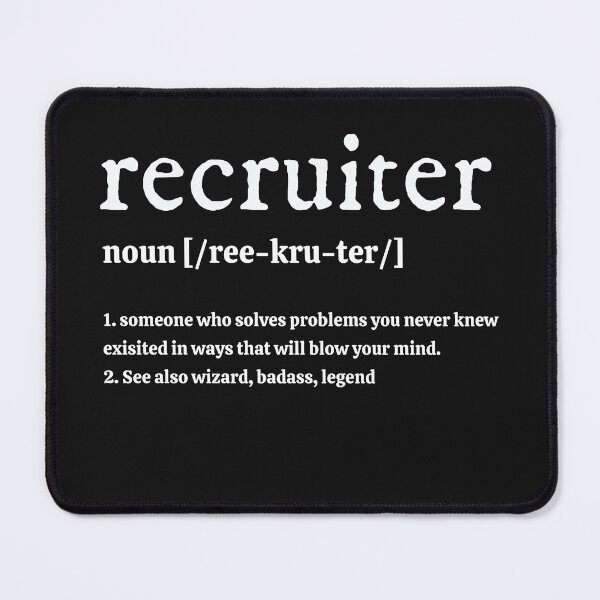 Item preview, Funny Recruiter Definition designed and sold by Recruiter-Love.