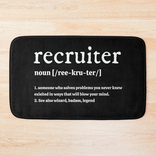 Item preview, Funny Recruiter Definition designed and sold by Recruiter-Love.