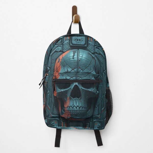 Item preview, Cyberpunk Fusion: Skull Pattern Print designed and sold by Lion's Scar Store.