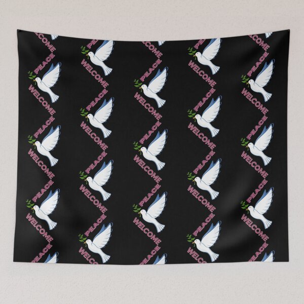 Item preview, peace, welcome, love, secret agent designed and sold by MilesKelsi.