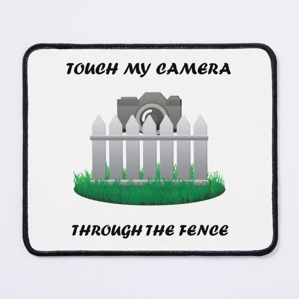 Item preview, Touch My Camera Through The Fence (White) Relaxed Fit designed and sold by MilesKelsi.