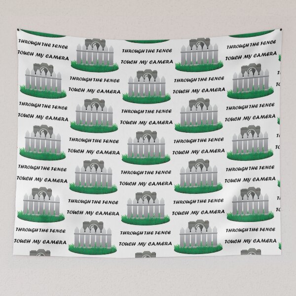 Item preview, Touch My Camera Through The Fence (White) Relaxed Fit designed and sold by MilesKelsi.