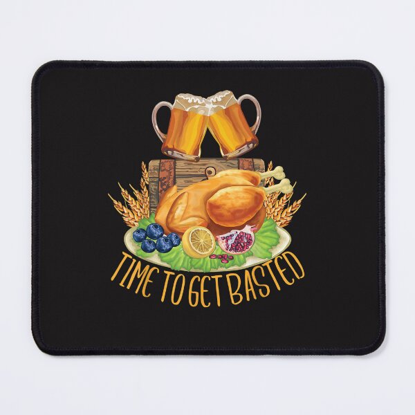Item preview, Funny Thanksgiving Turkey Flossing Shirt Time To Get Basted designed and sold by William Parker.