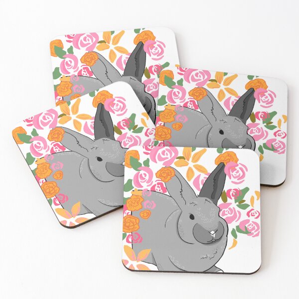 Item preview, Bunny With Flowers designed and sold by dragonfly26.