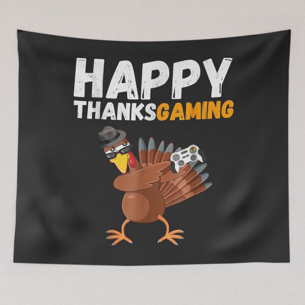 Item preview, Funny Thanksgiving Video Game Dabbing Turkey Pilgrim Boys designed and sold by William Parker.