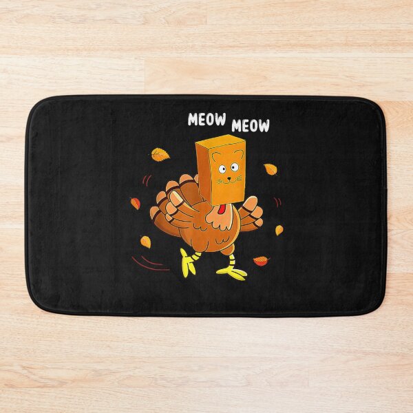 Item preview, Funny Thanksgiving Women Men Kid Family Turkey Meow Cat designed and sold by William Parker.