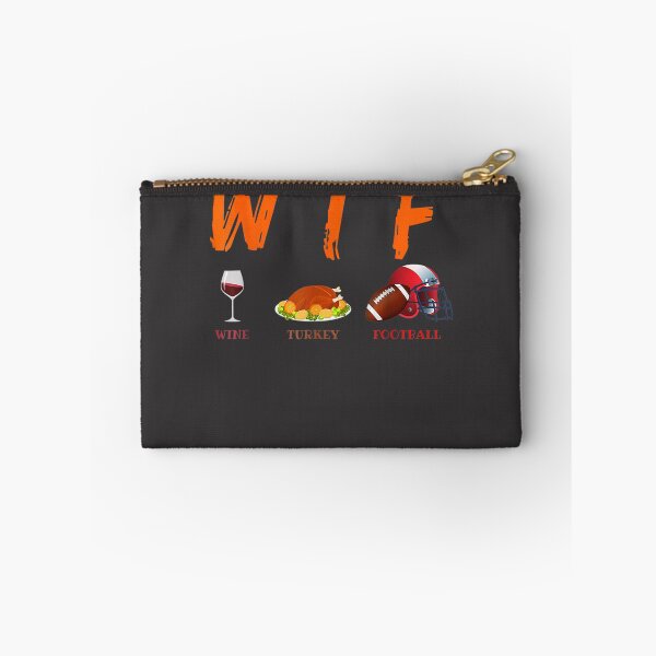 Item preview, Funny Thanksgiving WTF Wine Turkey Football designed and sold by William Parker.