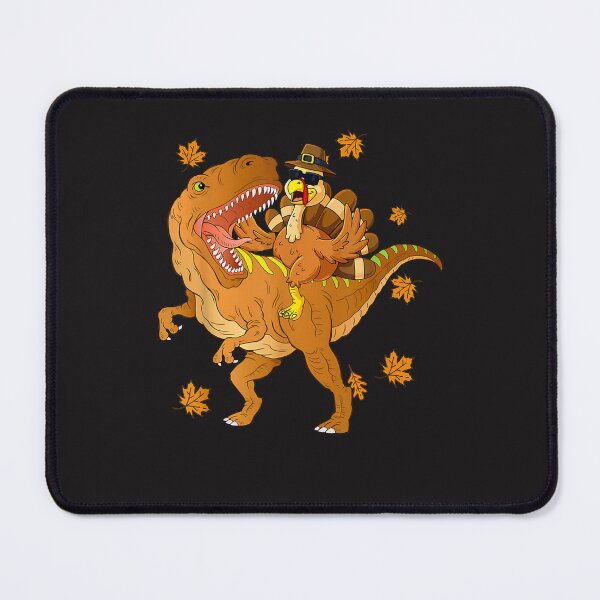 Item preview, Funny Turkey & Dinosaur T Rex Fall Vibes Happy Thanksgiving designed and sold by William Parker.