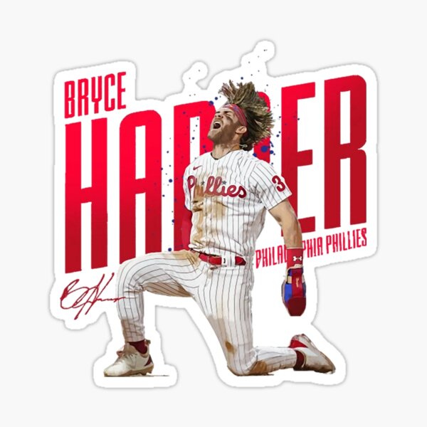 Bryce Harper 3 5PCS Stickers for Kid Art Decor Car Water Bottles