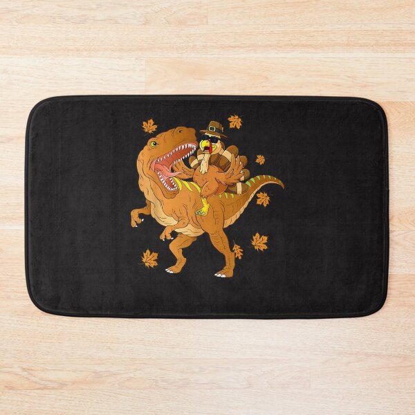 Item preview, Funny Turkey & Dinosaur T Rex Fall Vibes Happy Thanksgiving  designed and sold by William Parker.