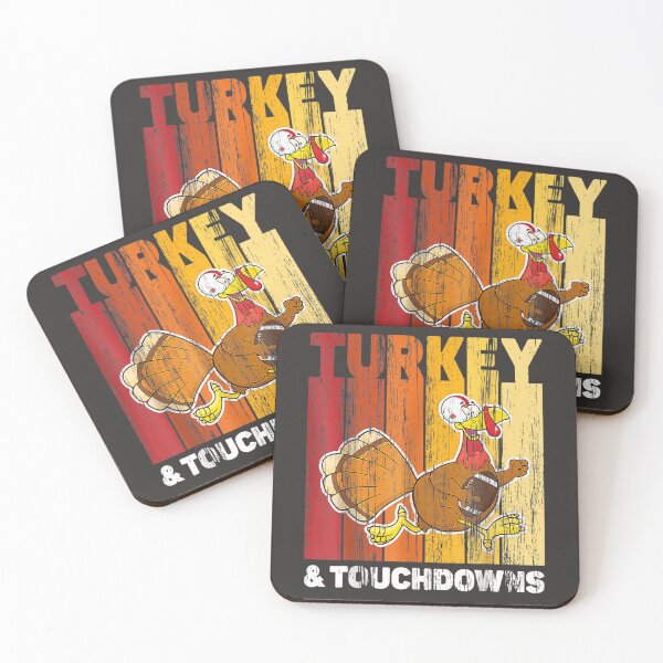 Item preview, Funny Turkey And Touchdowns Football Thanksgiving Men Women designed and sold by William Parker.