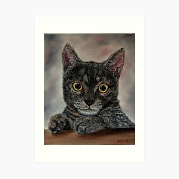 "Hello There!!" - oil painting Art Print