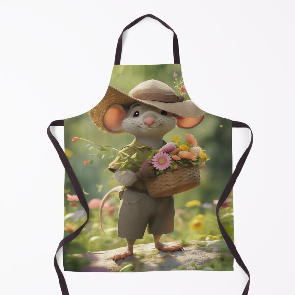 Item preview, Tiny Farmhand: The Mouse in Overalls designed and sold by FadexGlow.