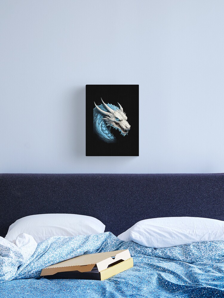 White Dragon Canvas Print for Sale by RTFaulkner