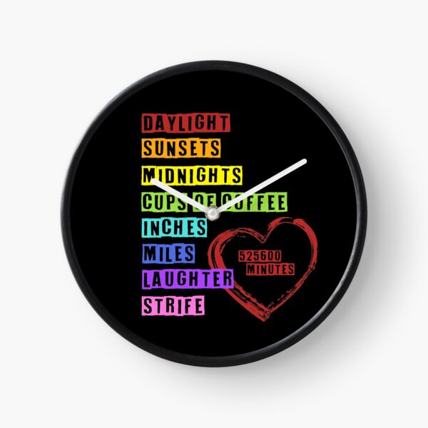 seasons of love Clock