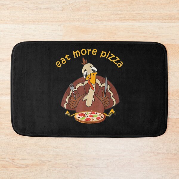Item preview, Funny Turkey Eat More Pizza Kids Adult Thanksgiving Pajamas designed and sold by William Parker.