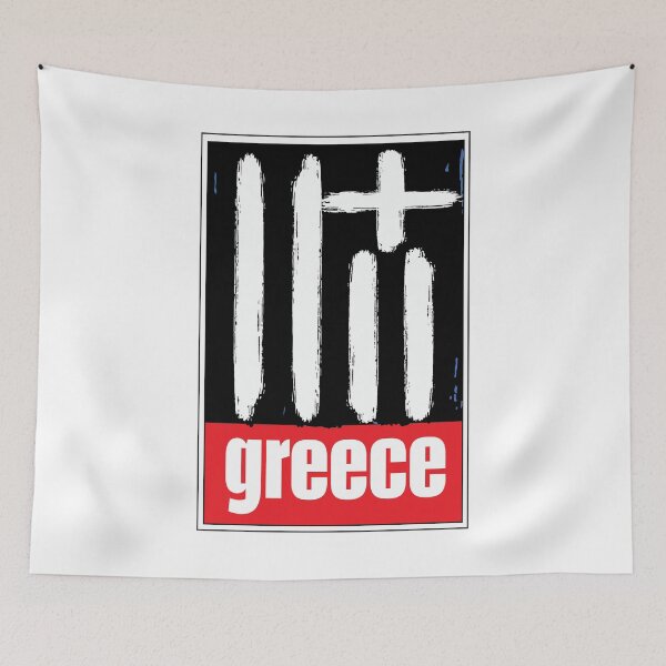 Item preview, Greek Flag Growing Up Greek Greece designed and sold by ProjectX23.