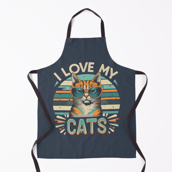 Item preview, Love in His Gaze: I Love My Cat designed and sold by JackJazz.