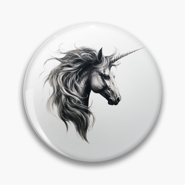Item preview, Wonderful Wispy Unicorn Head designed and sold by liana campbell.