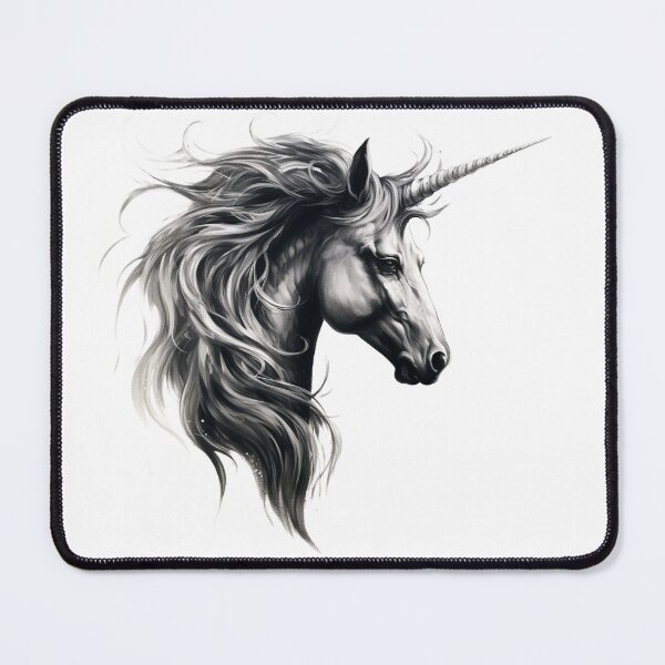 Item preview, Wonderful Wispy Unicorn Head designed and sold by liana campbell.