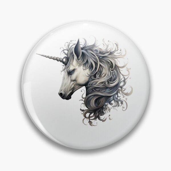 Item preview, Wonderful Wispy Unicorn Head designed and sold by liana campbell.