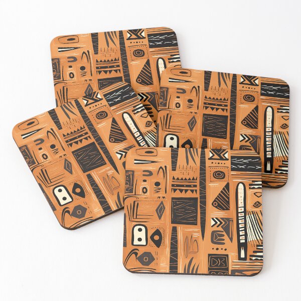 Item preview, Modern Meets Tribal: Earthy & Intricate Fusion Art designed and sold by PaintbrushPlace.
