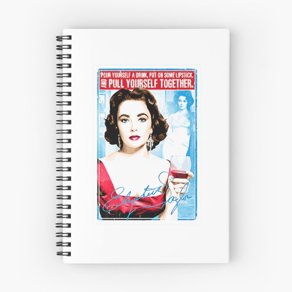 Artikelvorschau, Zitat von Elizabeth Taylor: Gönnen Sie sich einen Drink, tragen Sie etwas Lippenstift auf und nehmen Sie sich zusammen entworfen und verkauft von StanKris.