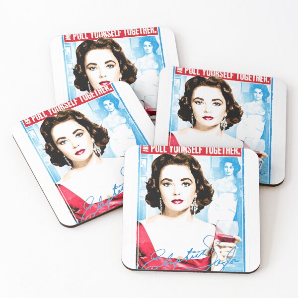 Item preview, Elizabeth Taylor Quote Pour yourself a drink, put on some lipstick and pull yourself together designed and sold by StanKris.