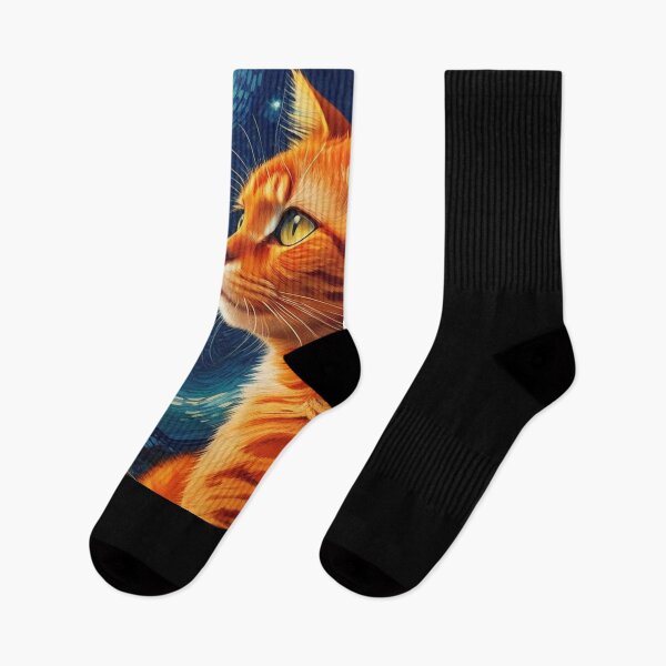 Item preview, Van gogh Cat Starry Night Painting for Van gogh Lover designed and sold by Vangoholic.