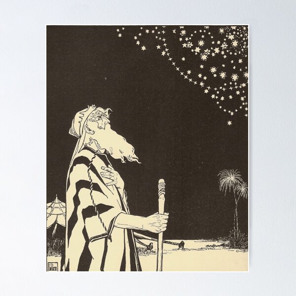 Item preview, Ephraim Moses Lilien, Abraham gazes at the stars designed and sold by NouveauEra.