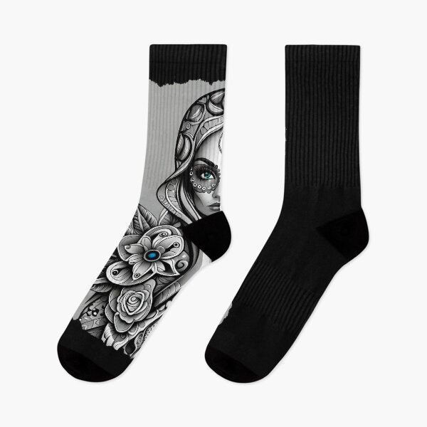 Item preview,  Sweet girl skull  style tattoo - T-Shirt  designed and sold by PrintyArts.