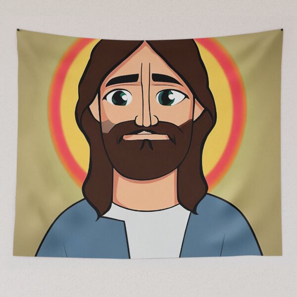 Item preview, Cartoon Jesus Christ designed and sold by Tetsuya-Yui.