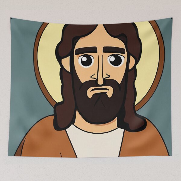 Item preview, Jesus Christ Cartoon designed and sold by Tetsuya-Yui.
