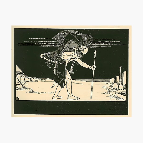 Item preview, Ephraim Moses Lilien, Dybbuk designed and sold by NouveauEra.