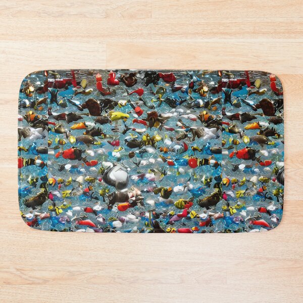Item preview, Colorful schools of fish in clear water designed and sold by pixelatedworld.