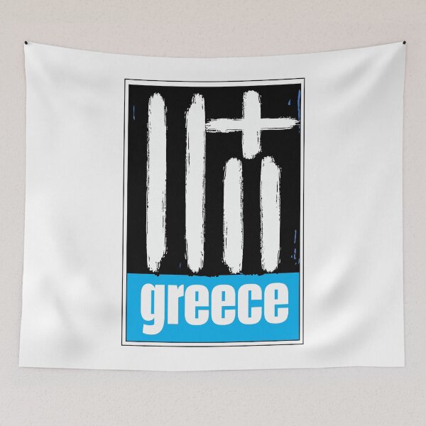 Item preview, Greek Flag Growing Up Greek Greece designed and sold by ProjectX23.