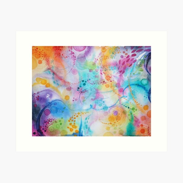 Meditation and elevated emotions Art Print