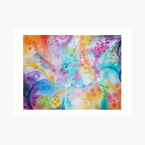 Meditation and elevated emotions Art Print