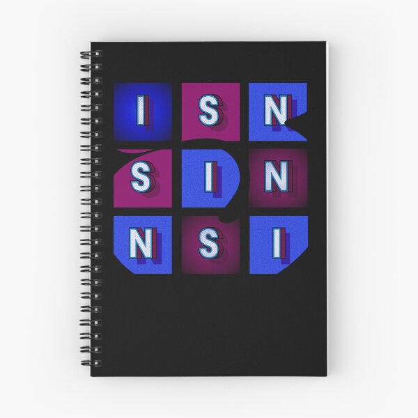 Item preview, Sin - white letters in blue and red boxes, frame in the form of a capital letter "J" designed and sold by SplashTastic.