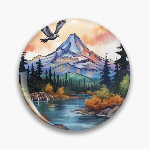 Item preview, Oregon Mt Hood Watercolor designed and sold by x227man.