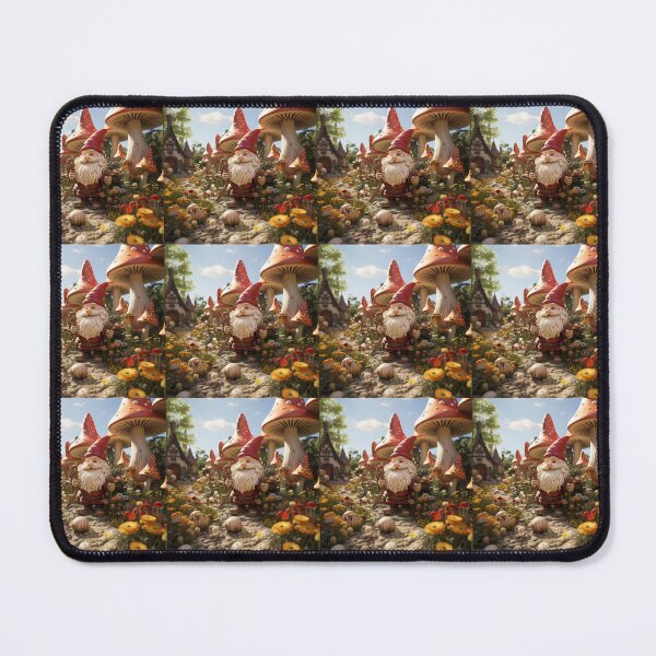 Item preview, Garden gnomes and mushrooms designed and sold by KornUHD.