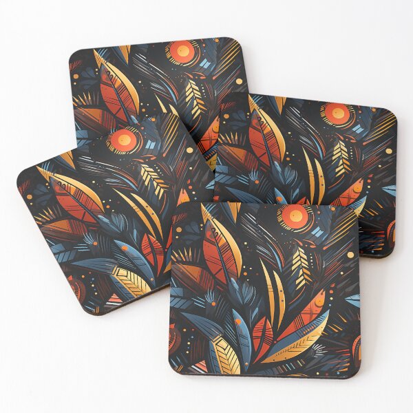 Item preview, Modern Tribal Fusion: A Symphony of Earthy Tones designed and sold by PaintbrushPlace.