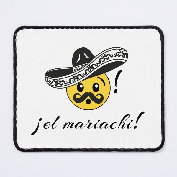 Item preview, Surprised mariachi with a mustache designed and sold by mixMixtli.