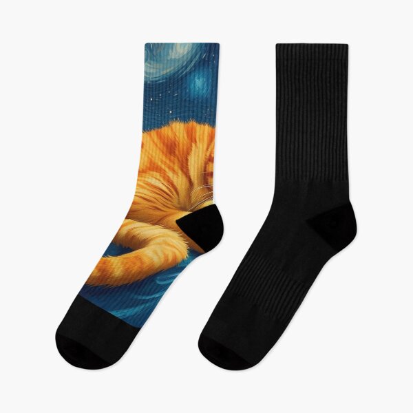 Item preview, Van gogh Cat Starry Night Painting for Van gogh Lover designed and sold by Vangoholic.