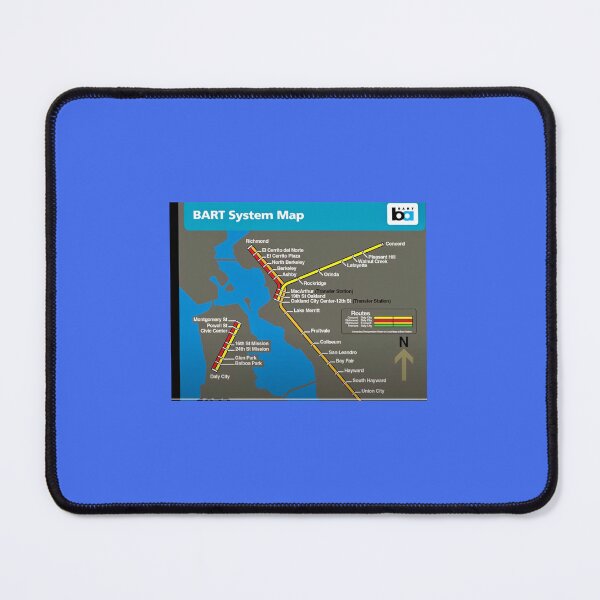 Item preview, Vintage BART Map designed and sold by Jenniferkate72.