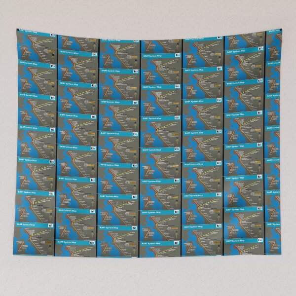 Item preview, Vintage BART Map designed and sold by Jenniferkate72.