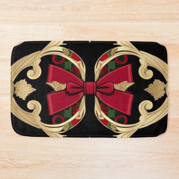 Item preview, Red green gold bow design  designed and sold by Roxburylane.